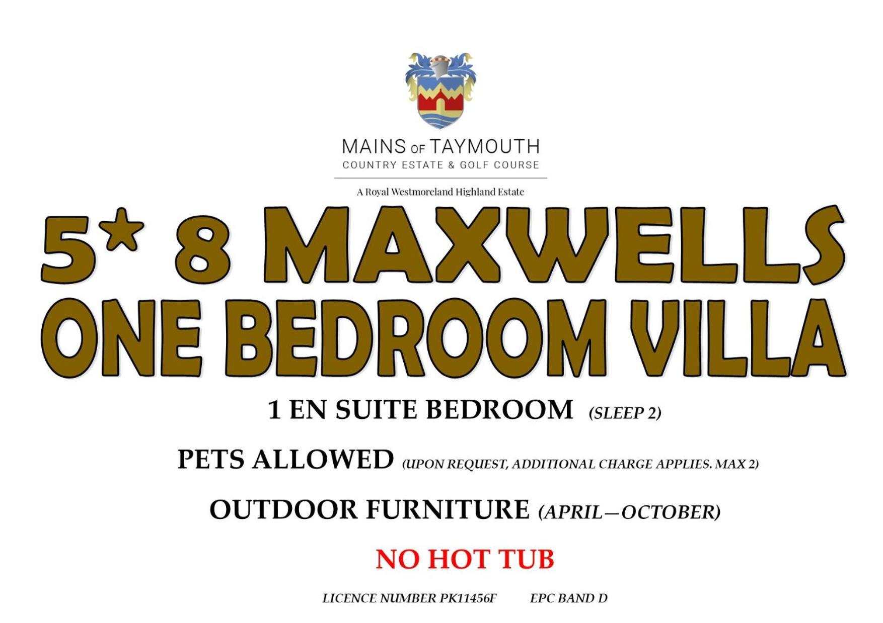 Mains Of Taymouth Country Estate 5* Maxwell Villas Kenmore  Exteriör bild